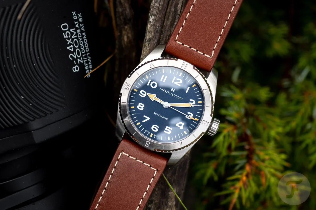 Hamilton Khaki Field Expedition with black dial and bracelet
