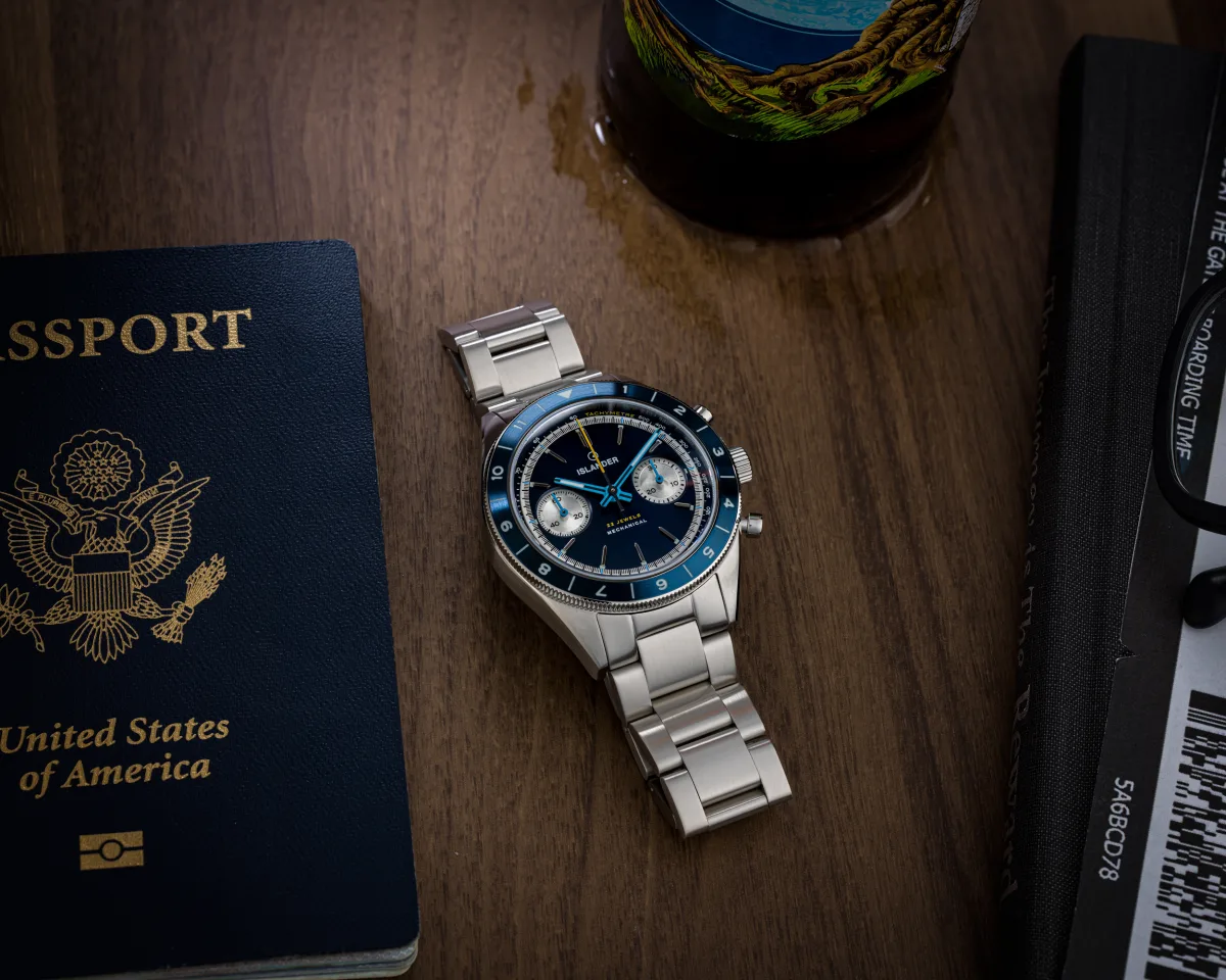 Islander Bridgehampton Racing Chronograph dial