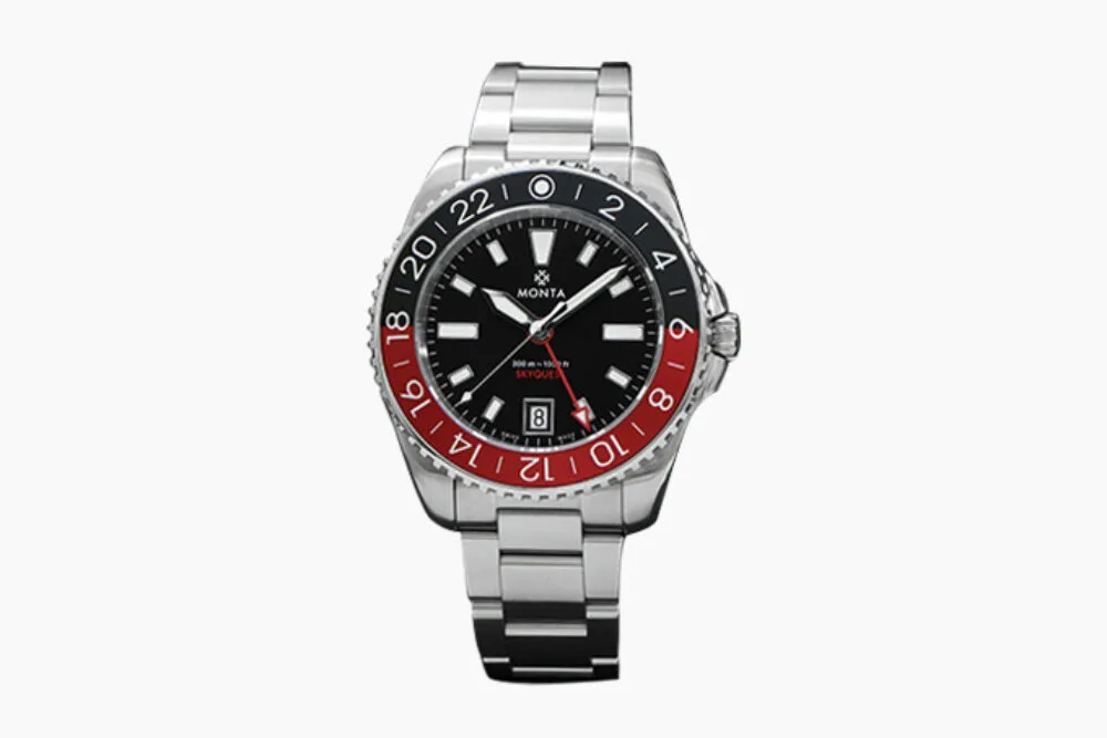 Monta Skyquest with unique design and ceramic bezel