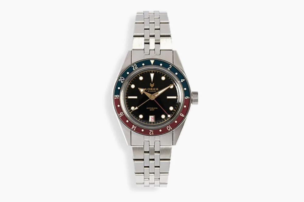 Lorier Hyperion Series II with vintage style Pepsi bezel
