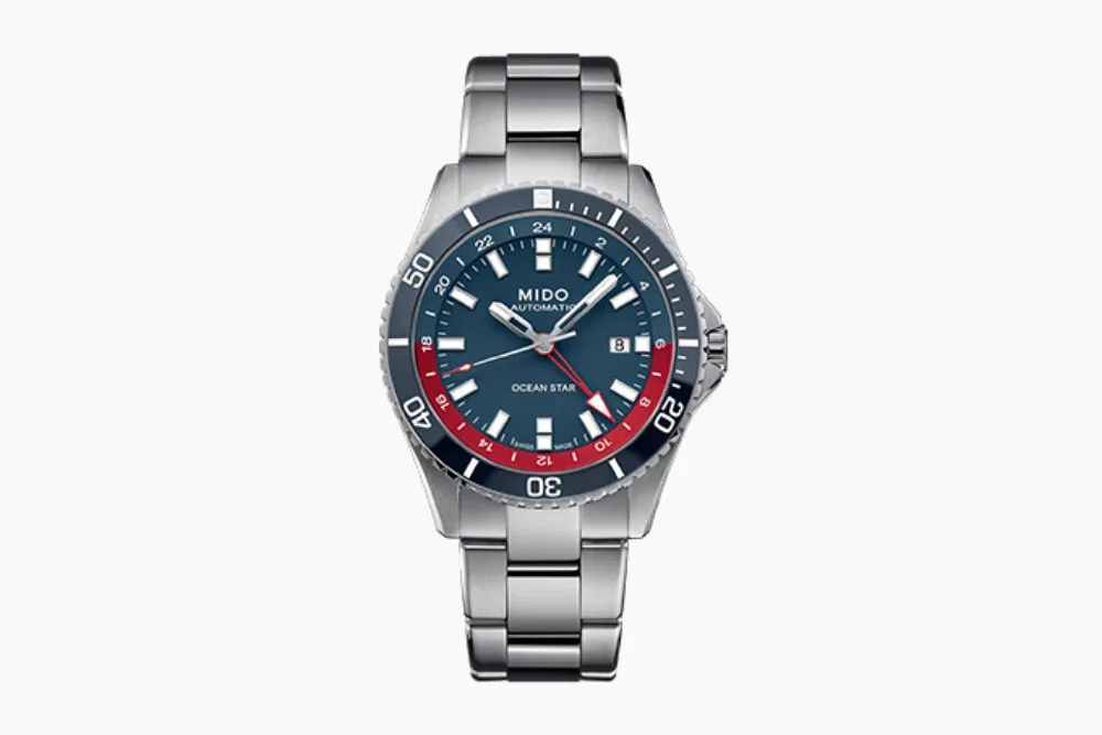 Mido Ocean Star GMT with Pepsi bezel and robust design