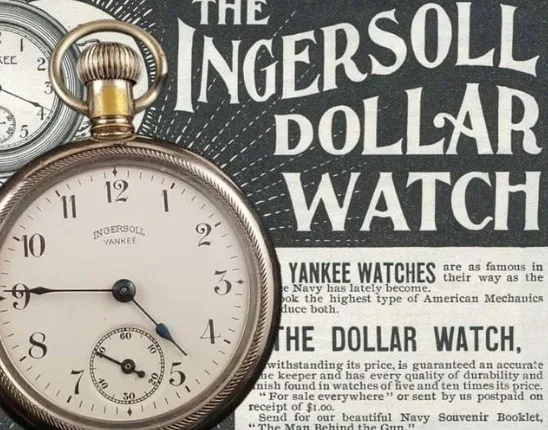 Timex Yankee pocket watch known as the one-dollar watch.