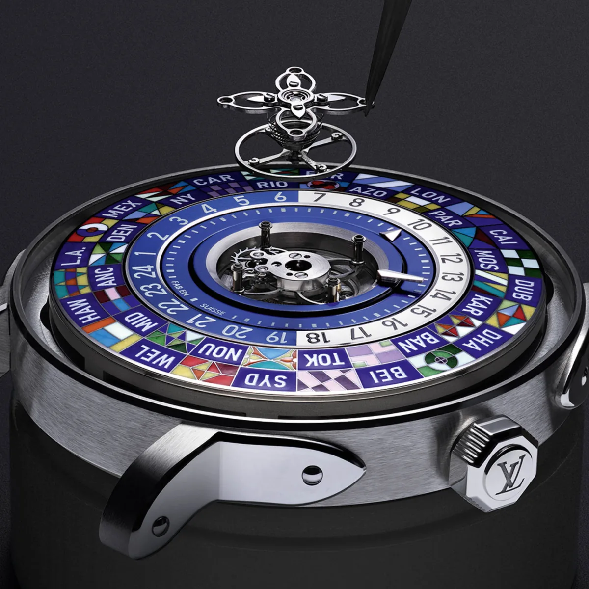 Louis Vuitton Escale Worldtime Tourbillon with central tourbillon