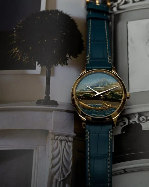 Chopard L.U.C XP Urushi Ukiyo-e movement description