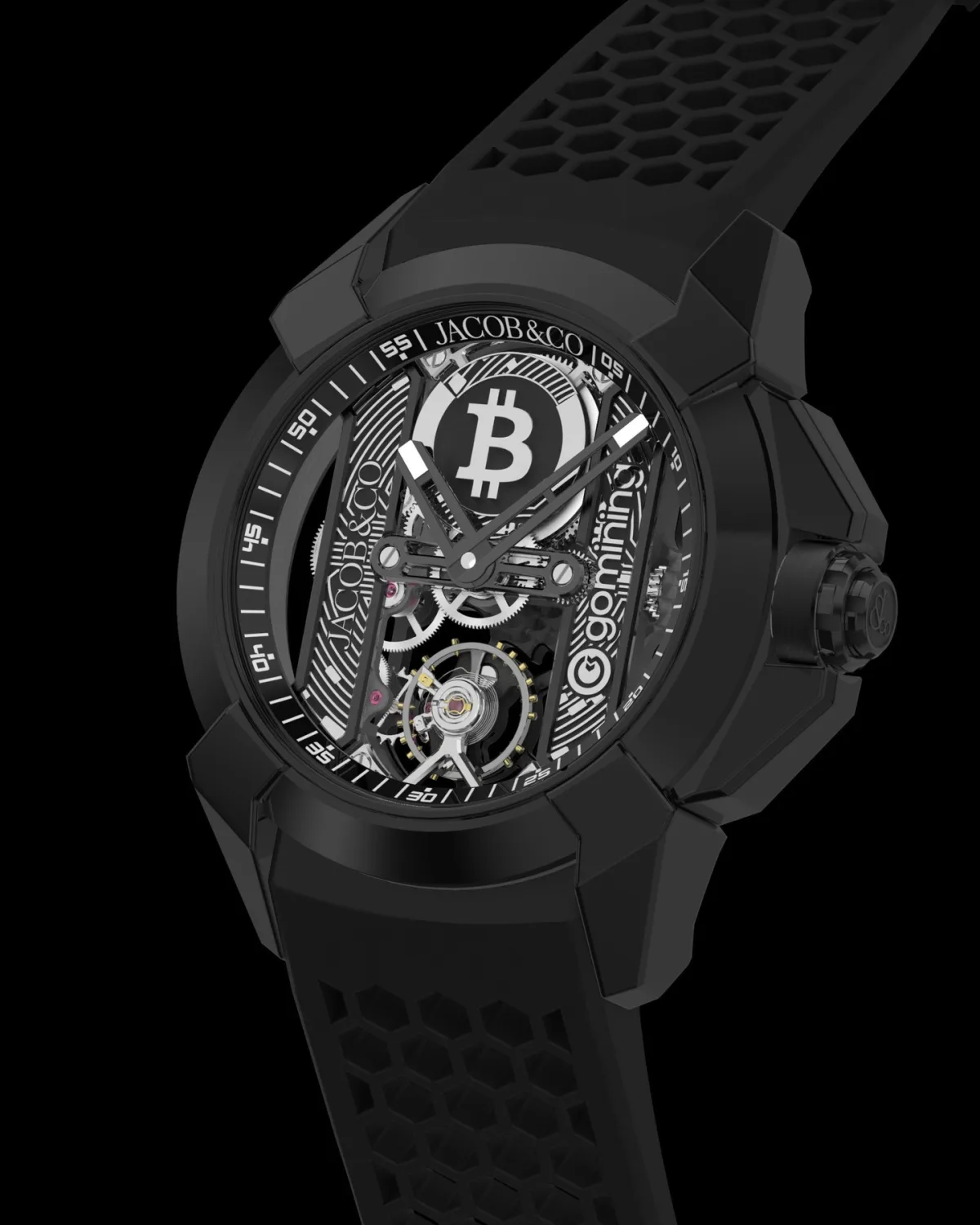 Digital miner certificate accompanying the watch