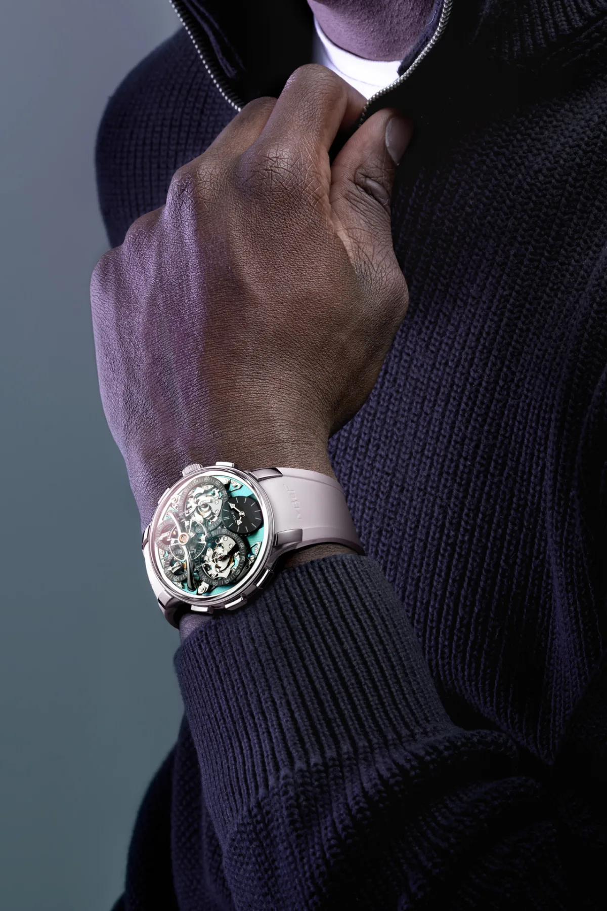 MB&F LM Sequential Flyback EVO watch with Flyback function