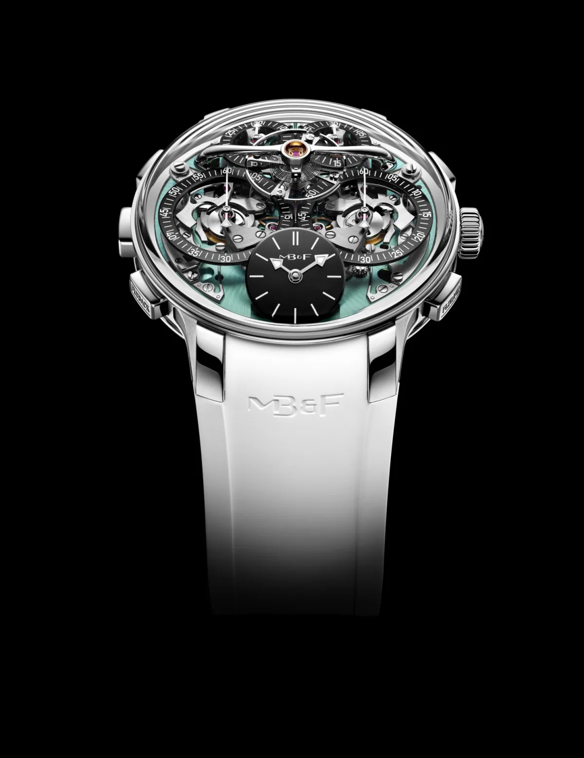 Integrated rubber strap of the MB&F LM Sequential EVO