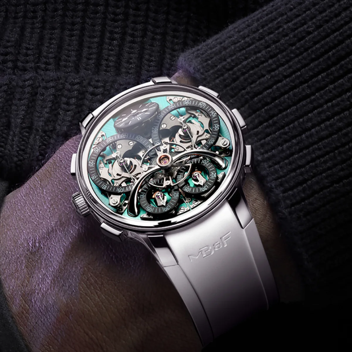 Twinverter button on the MB&F LM Sequential EVO