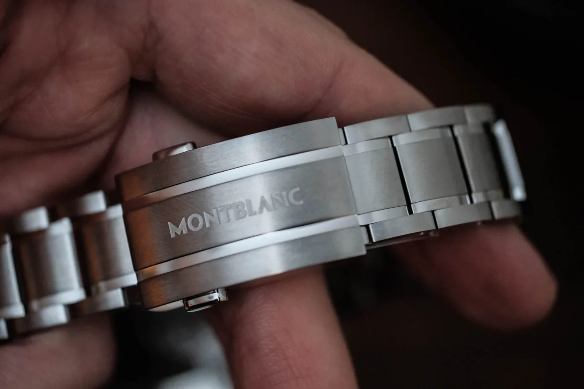 Montblanc Iced Sea bracelet with matte and polished finish