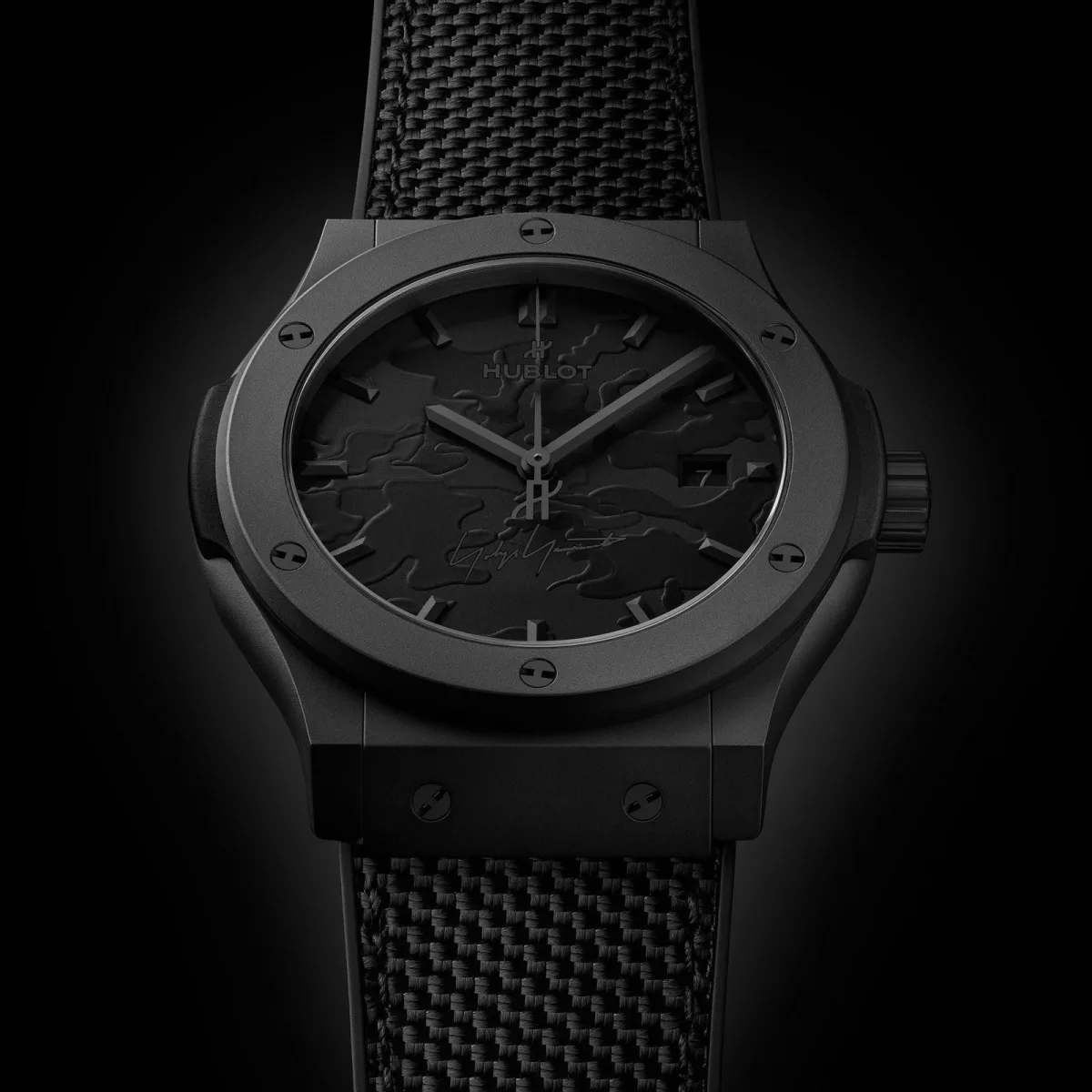 Hublot Classic Fusion Yohji Yamamoto All Black Camo watch