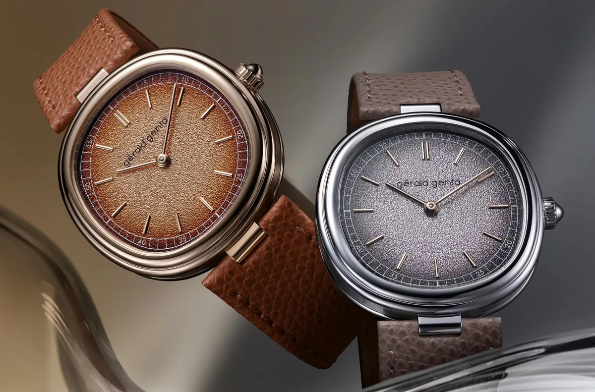 Gerald Genta Geneva Time Only watch with cushion-shaped case