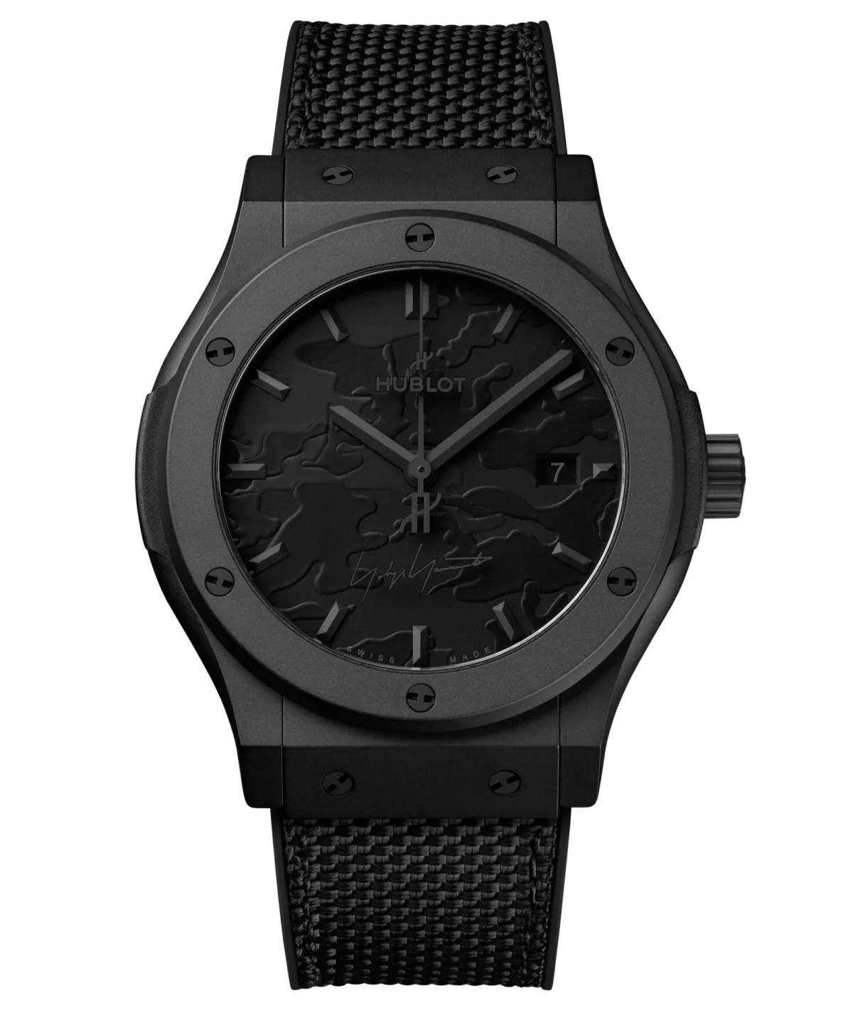 Automatic Hublot MHUB1110 caliber visible through case back