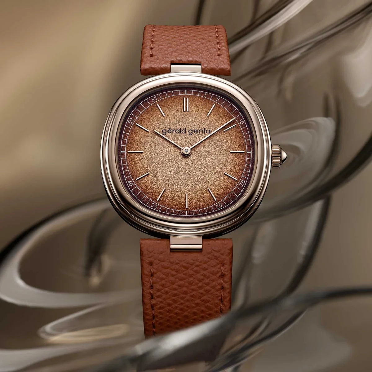 Gerald Genta watch dial with minute and inner scales