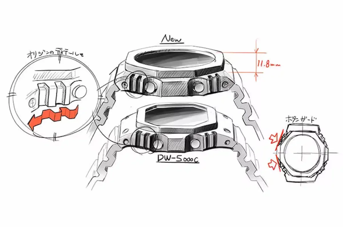 Casio G-Shock GA-2100 watch with Casio branding