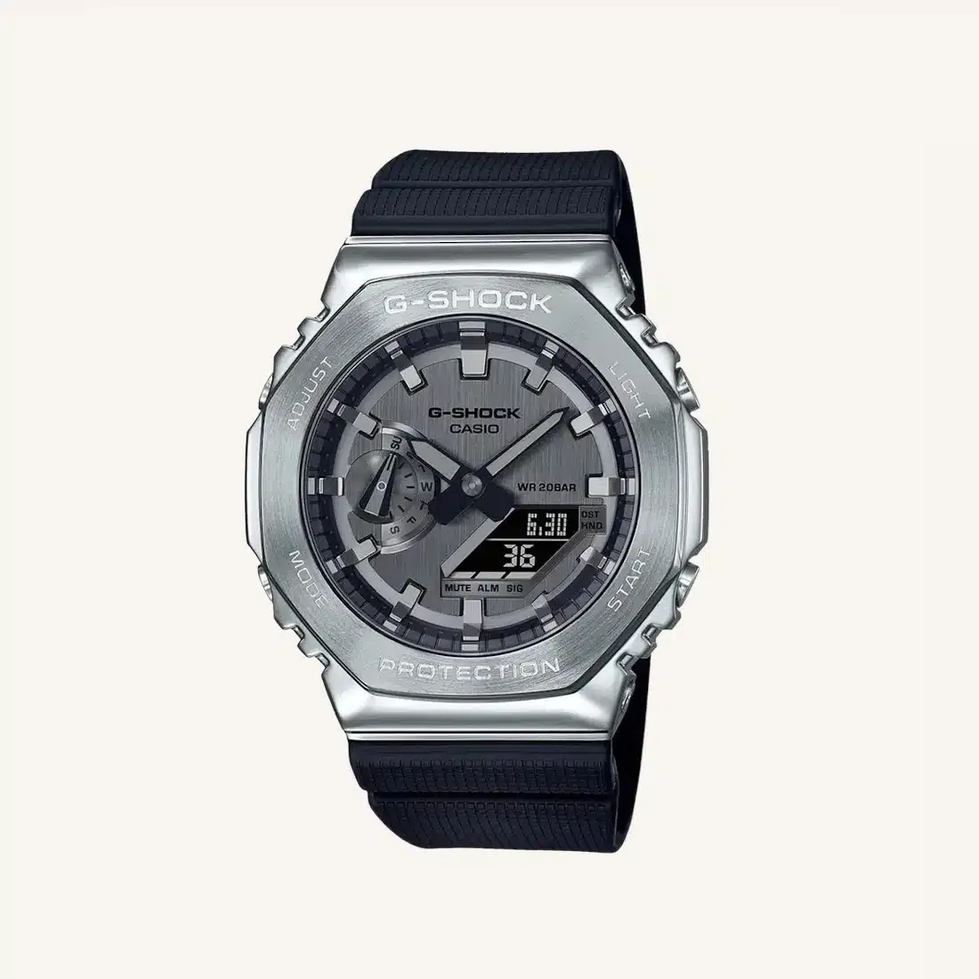 Casio G-Shock CasiOak GM2100 with metal case