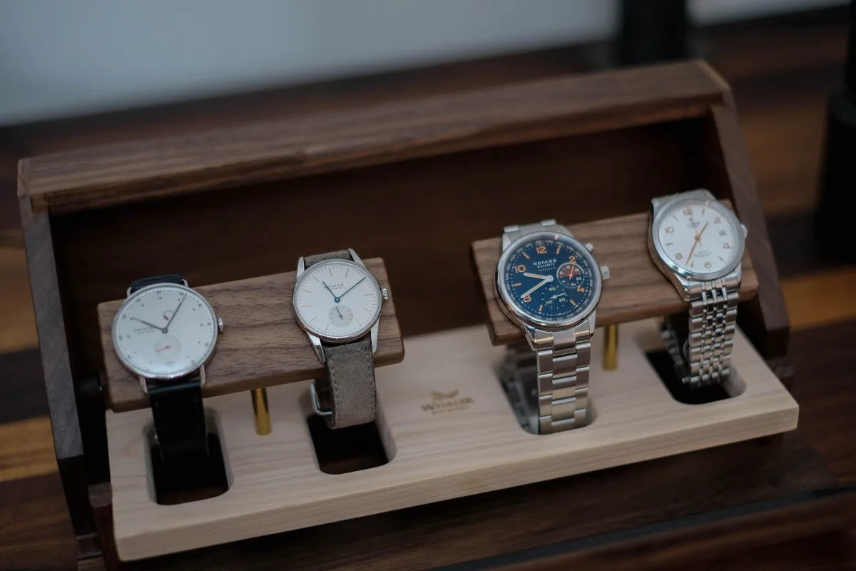 Nomos Club Sport Neomatik Worldtimer in watch box