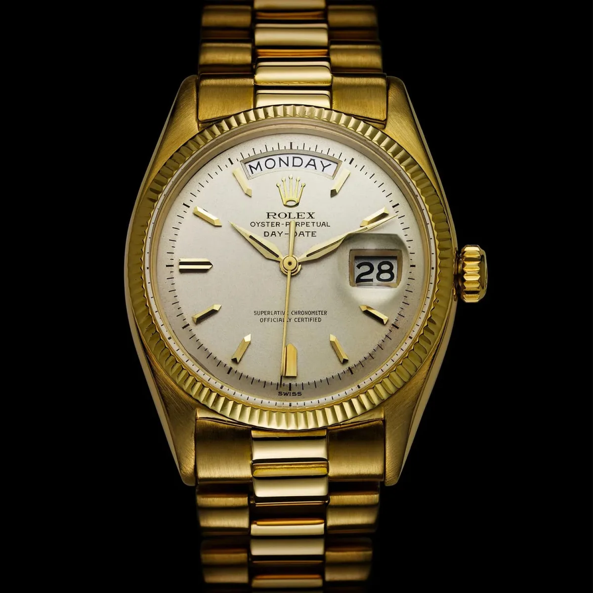 Rolex Day-Date 70th anniversary in yellow gold