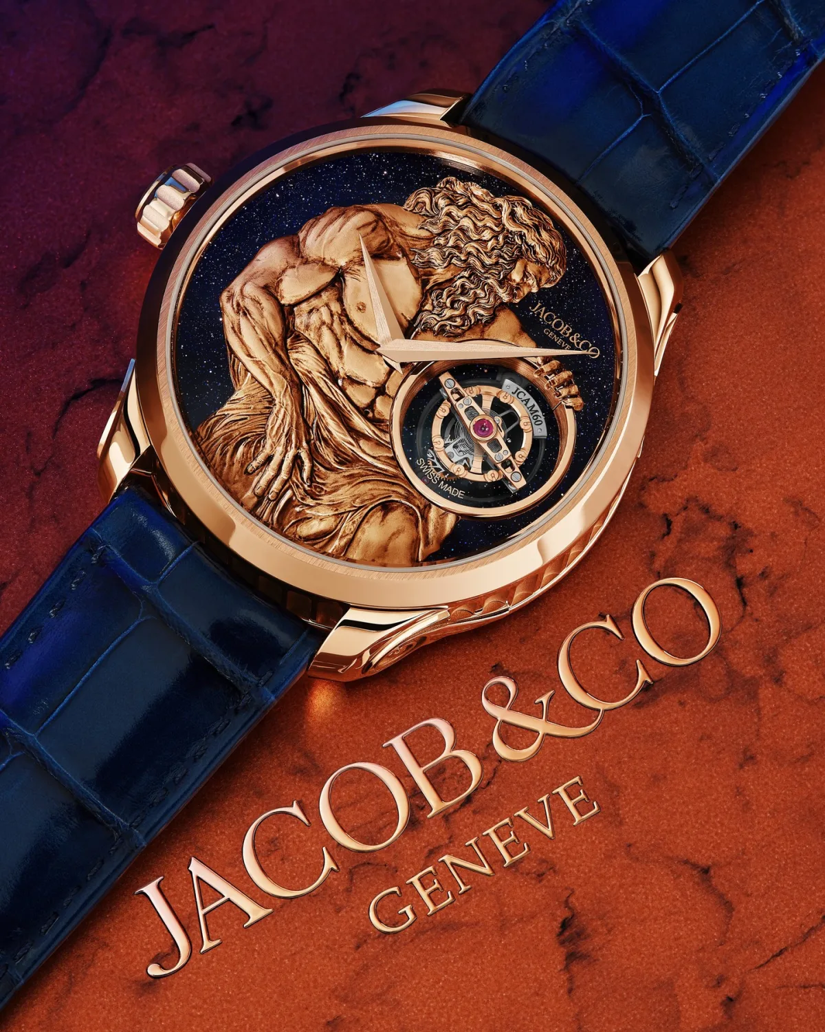 Jacob & Co. God of Time watch with tourbillon