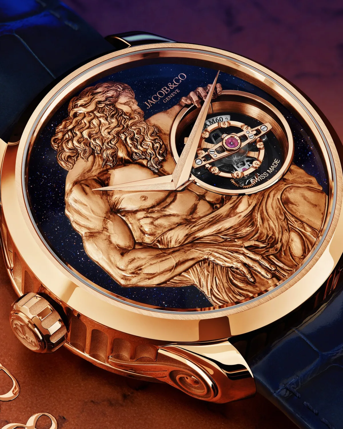 Dial of the God of Time with Chronos figure