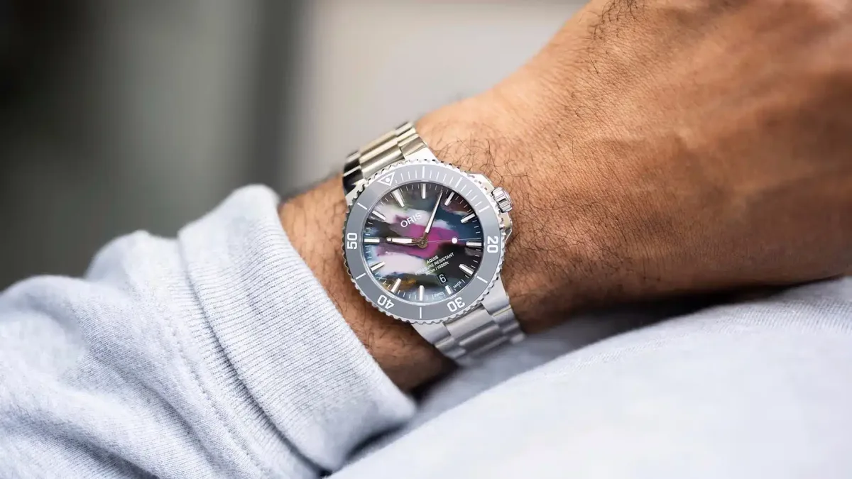 Oris recycled material watch