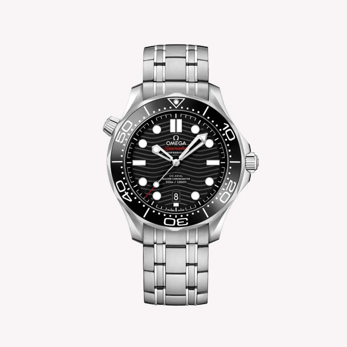 Steel watch case example