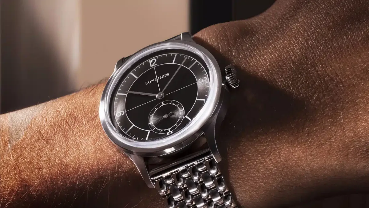 Longines titanium watch