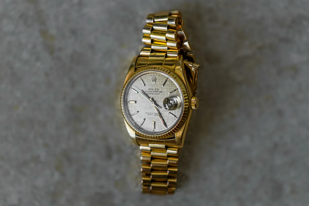 Vintage Rolex Day-Date ref. 1803 watch with gold case