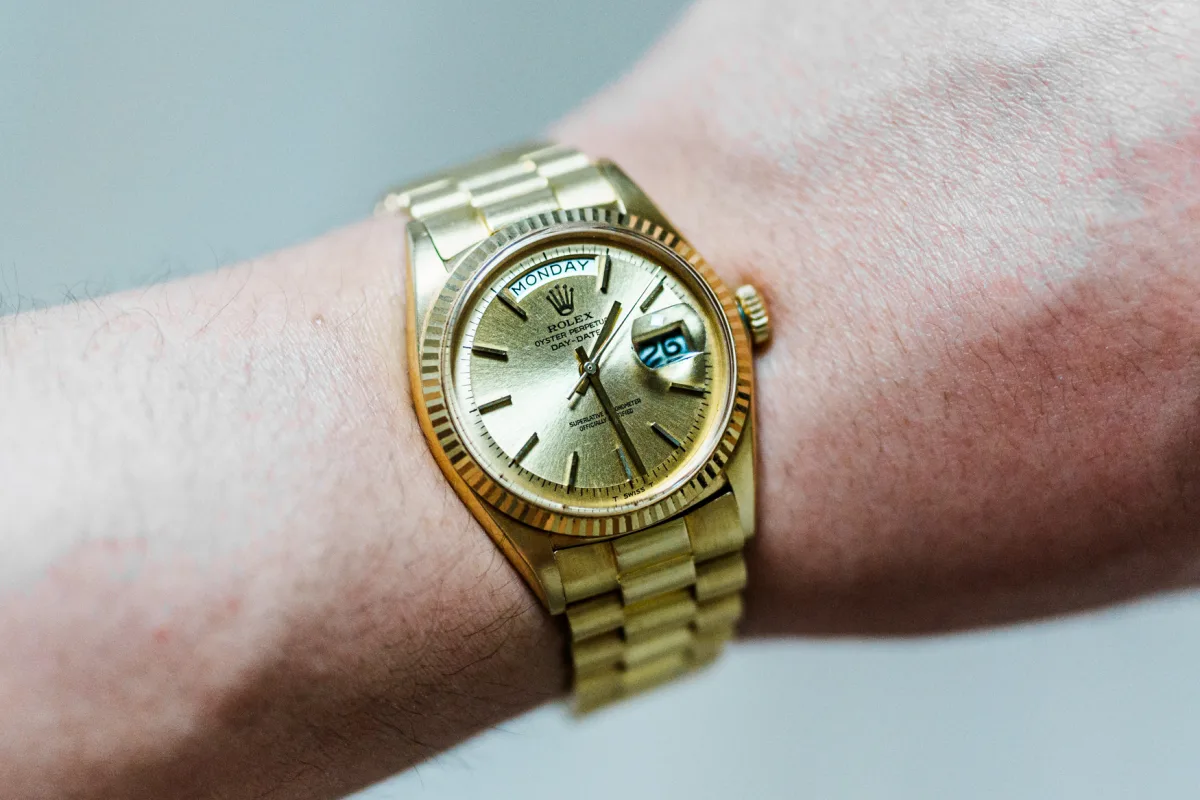President bracelet on Rolex Day-Date ref. 1803