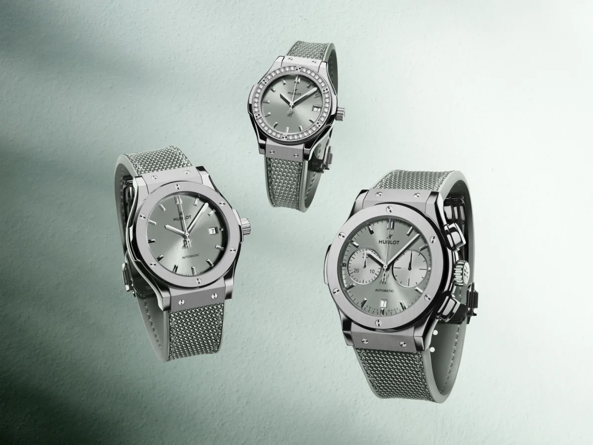 Hublot Classic Fusion Titanium Sage Green models
