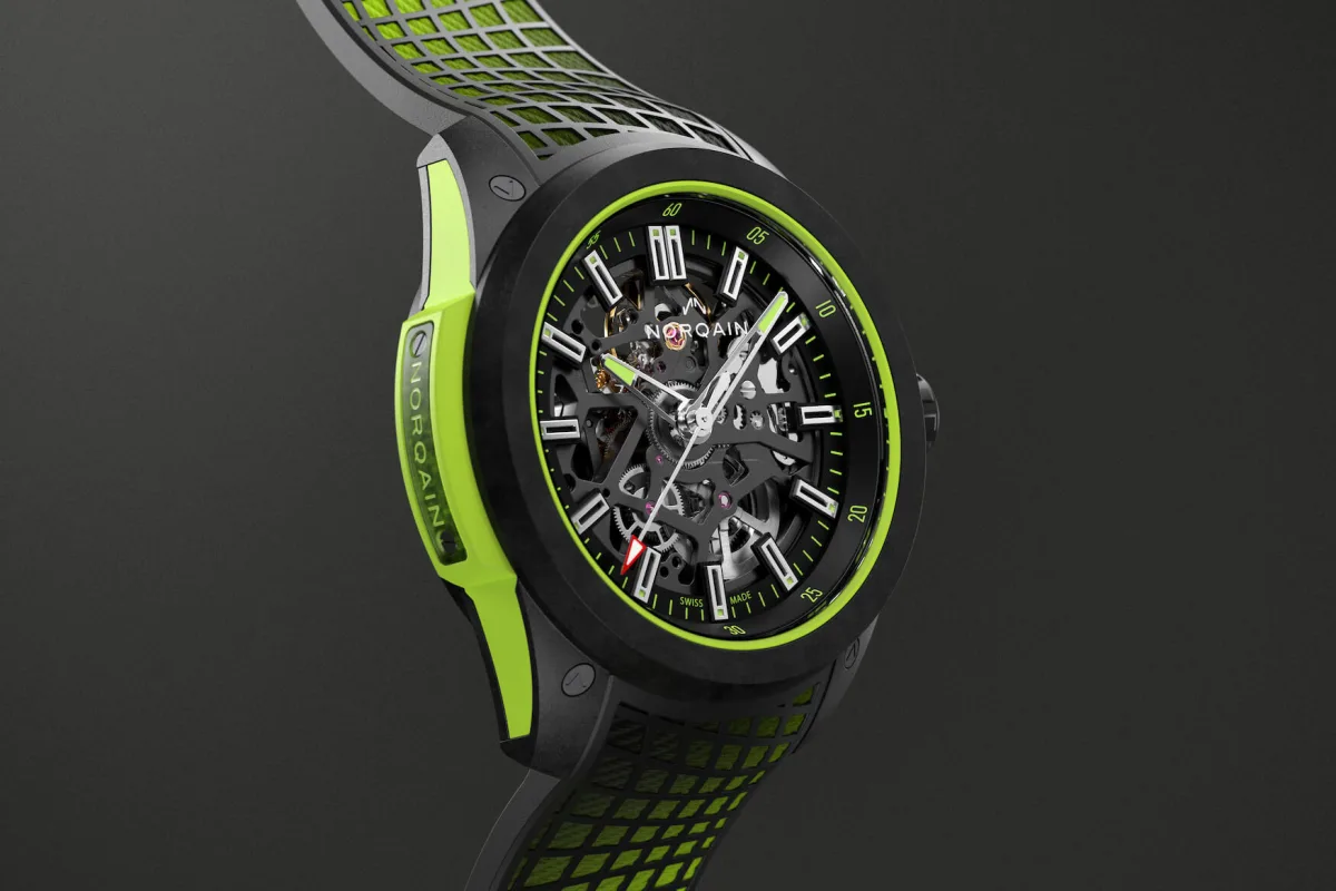 Norqain Wild One Skeleton watch honoring Stan Wawrinka