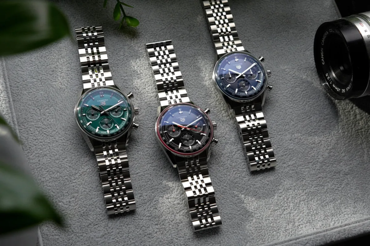 Retail presentation of TAG Heuer Carrera Glassbox 41mm