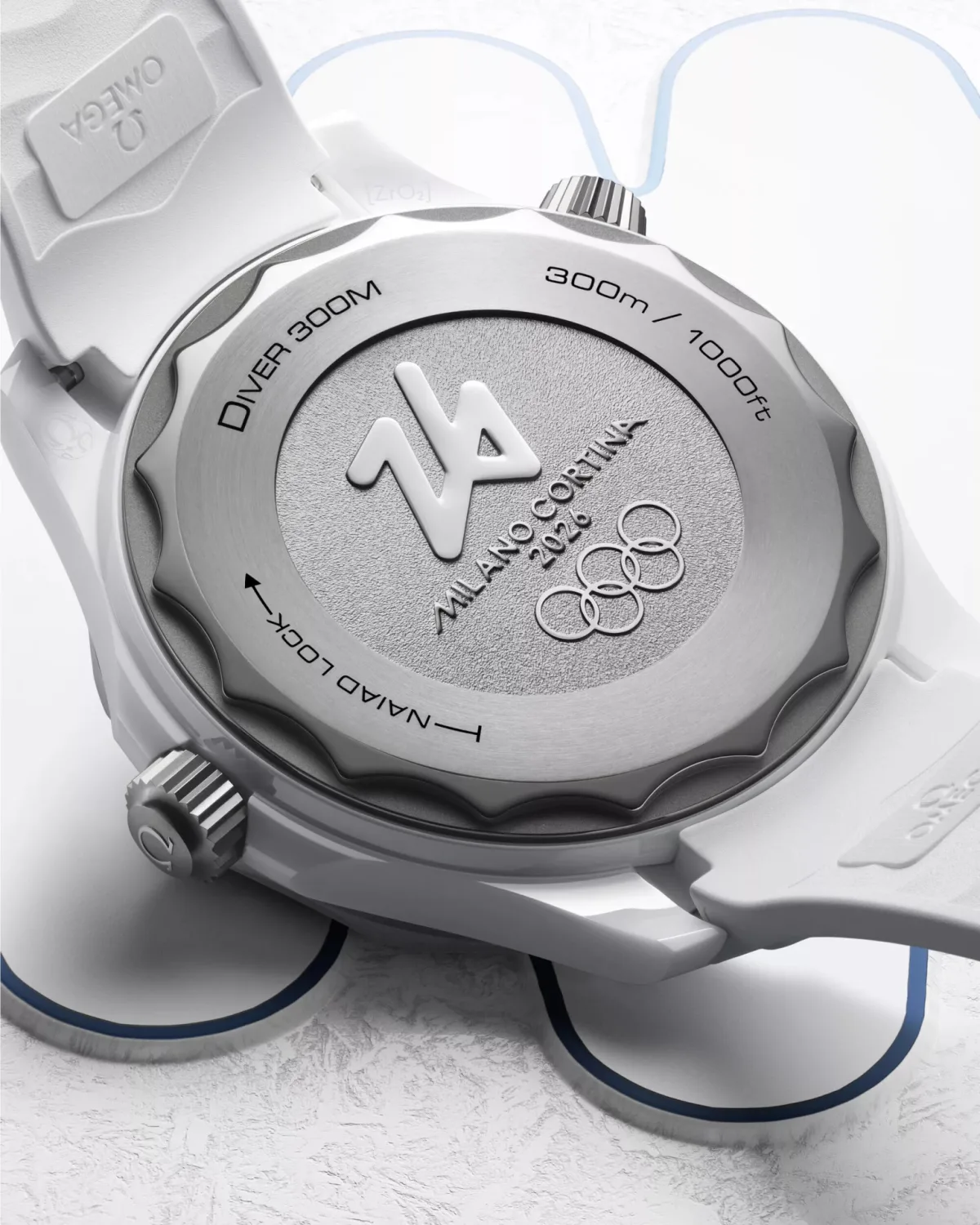 Omega Seamaster Diver 300M blue seconds hand