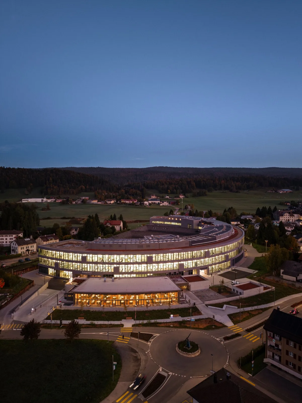 Exterior view of Audemars Piguet's new manufacture in Le Brassus