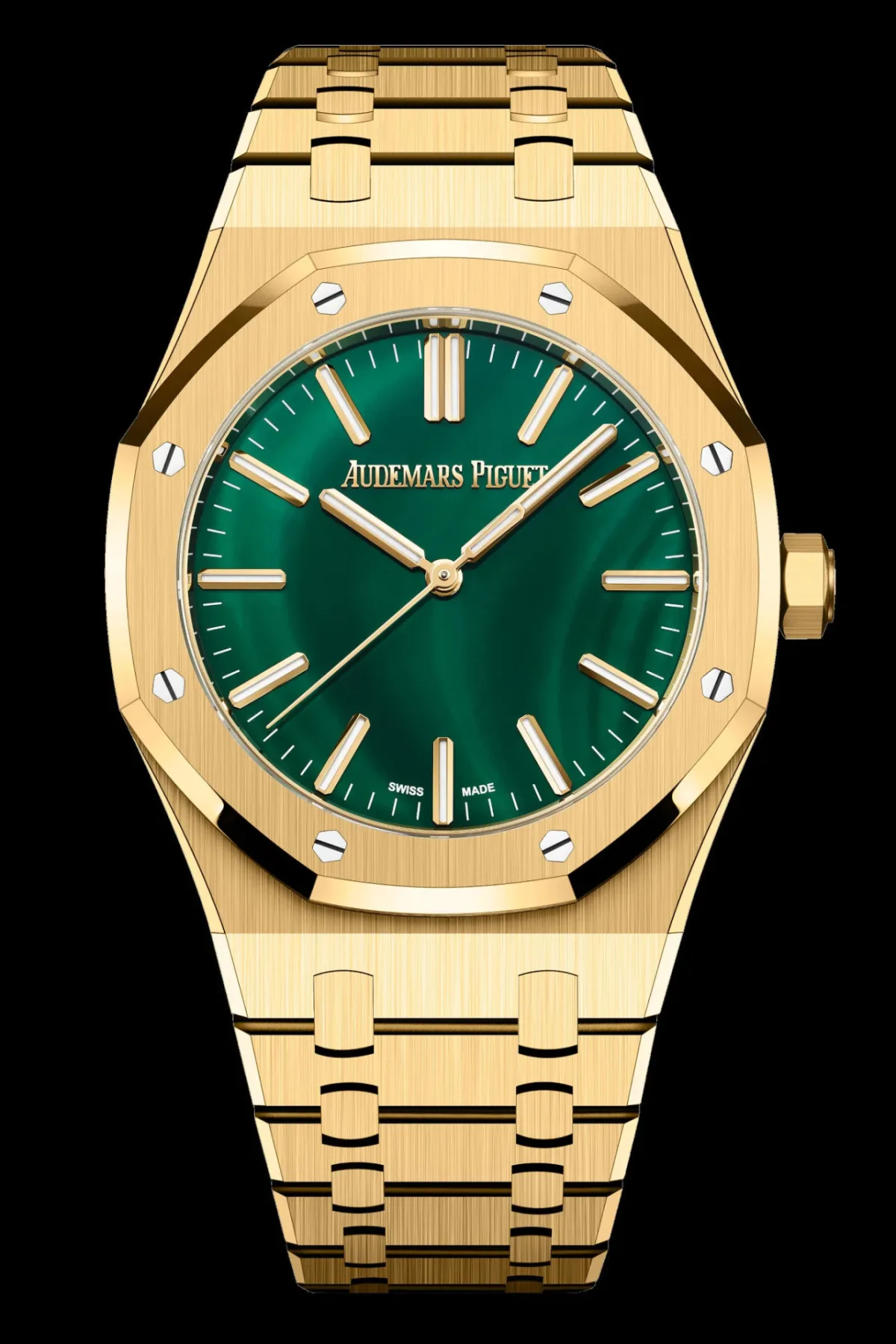 Royal Oak Selfwinding models with unique malachite dials