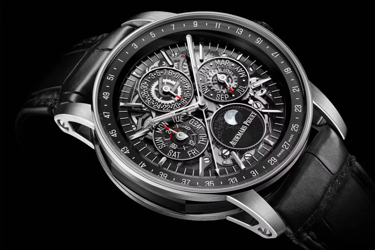 Code 11.59 Perpetual Calendar Openworked watch