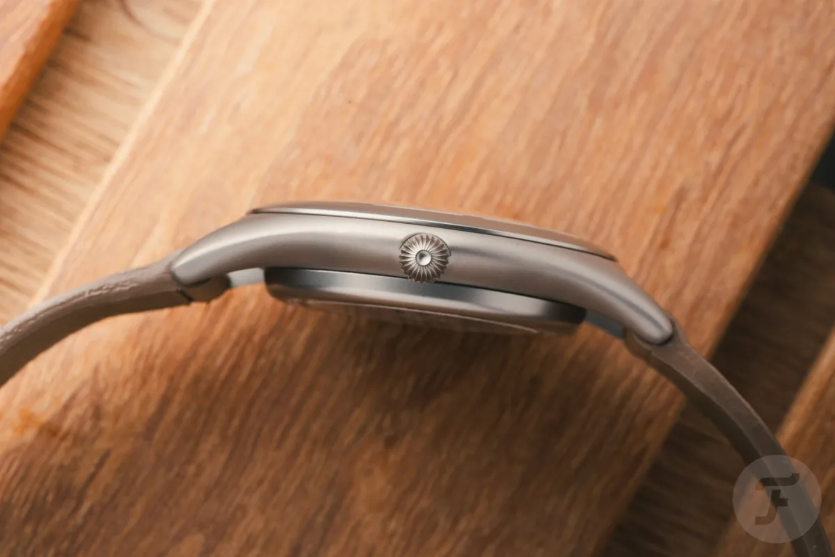 Titanium case of Lebond Attraction watch