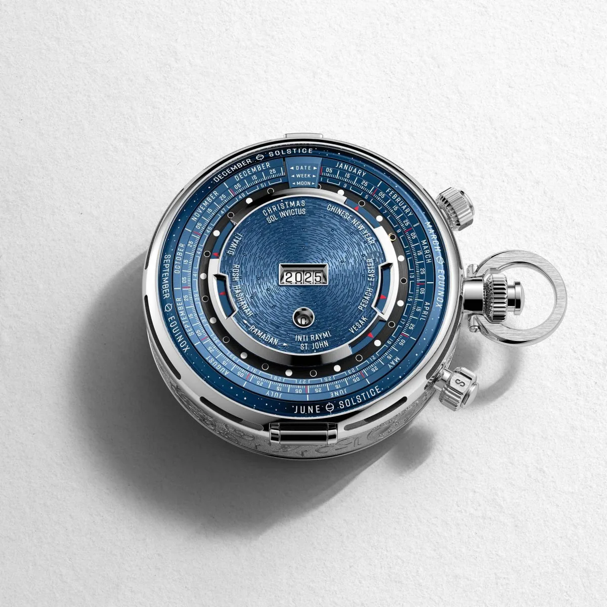 Mechanical computer on Audemars Piguet 150 Heritage case back