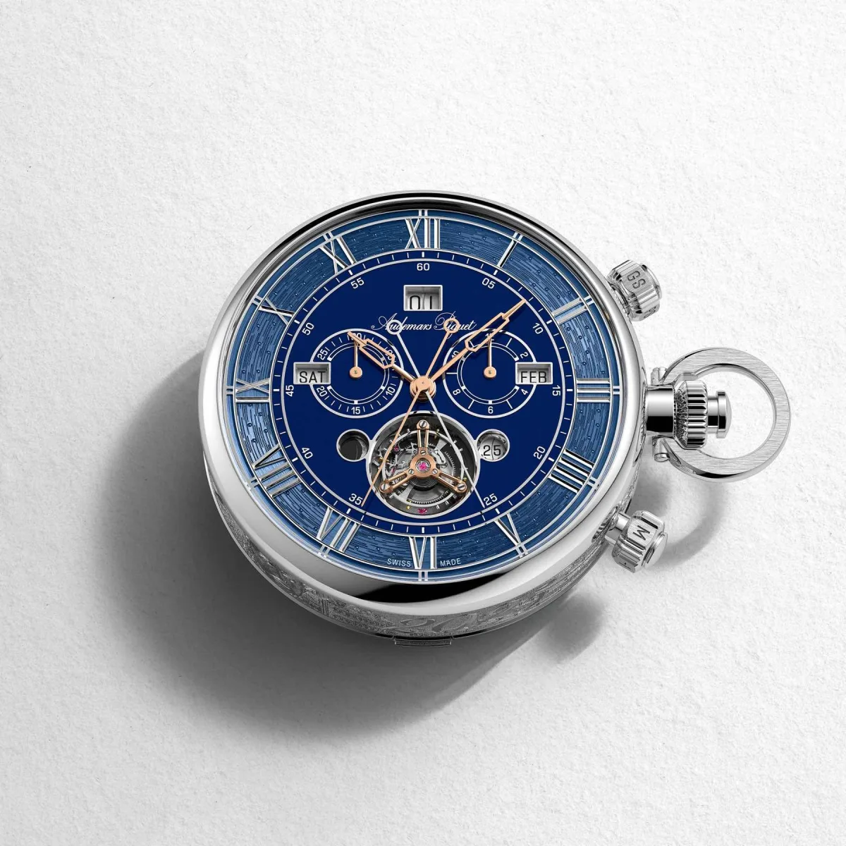 Close-up of Audemars Piguet 150 Heritage dial