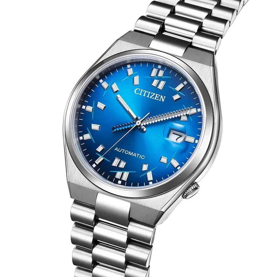 Citizen Tsuyosa x seconde/seconde/ watch with pixel-style minute hand