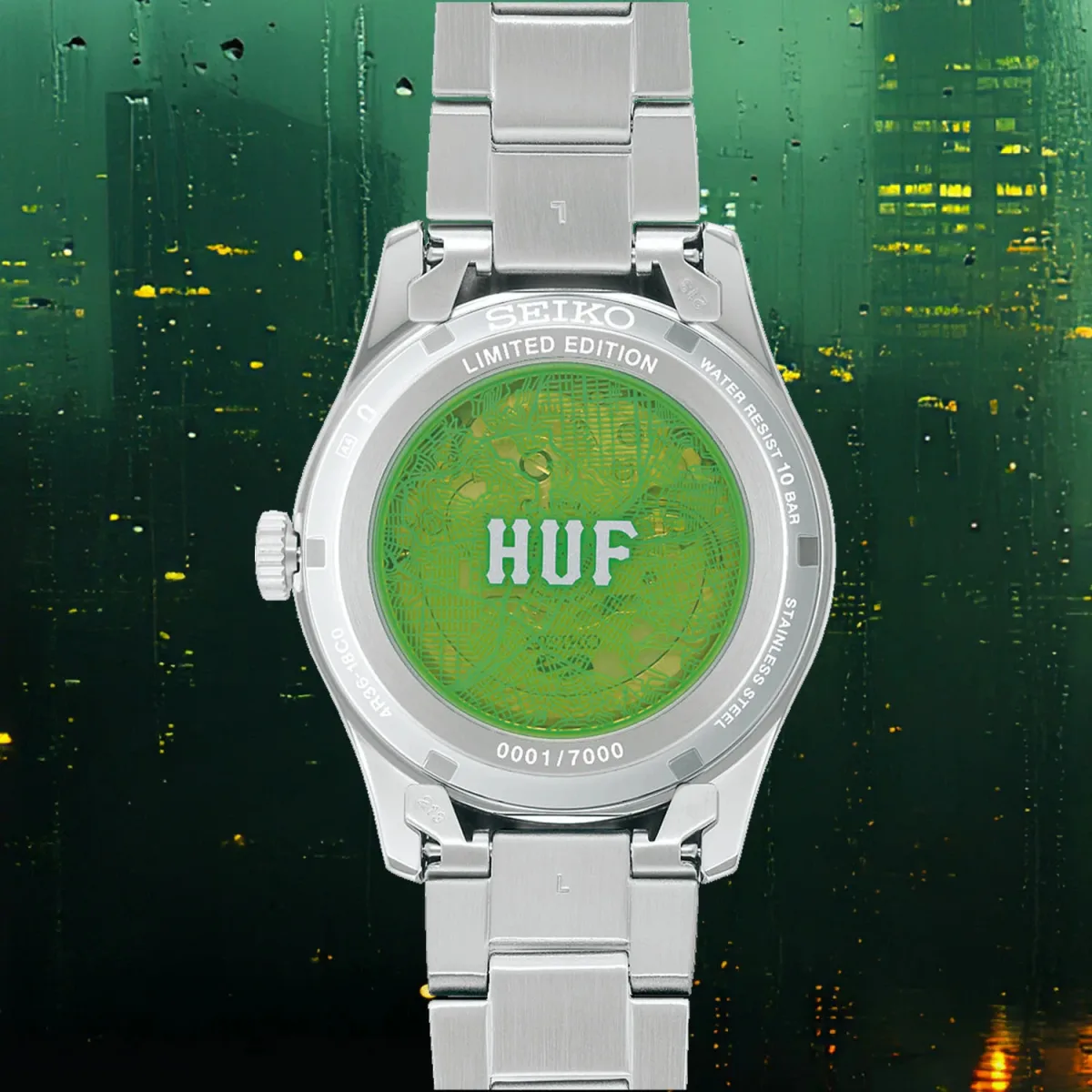 Seiko 5 Sports HUF Limited Edition SRPM09 watch packaging