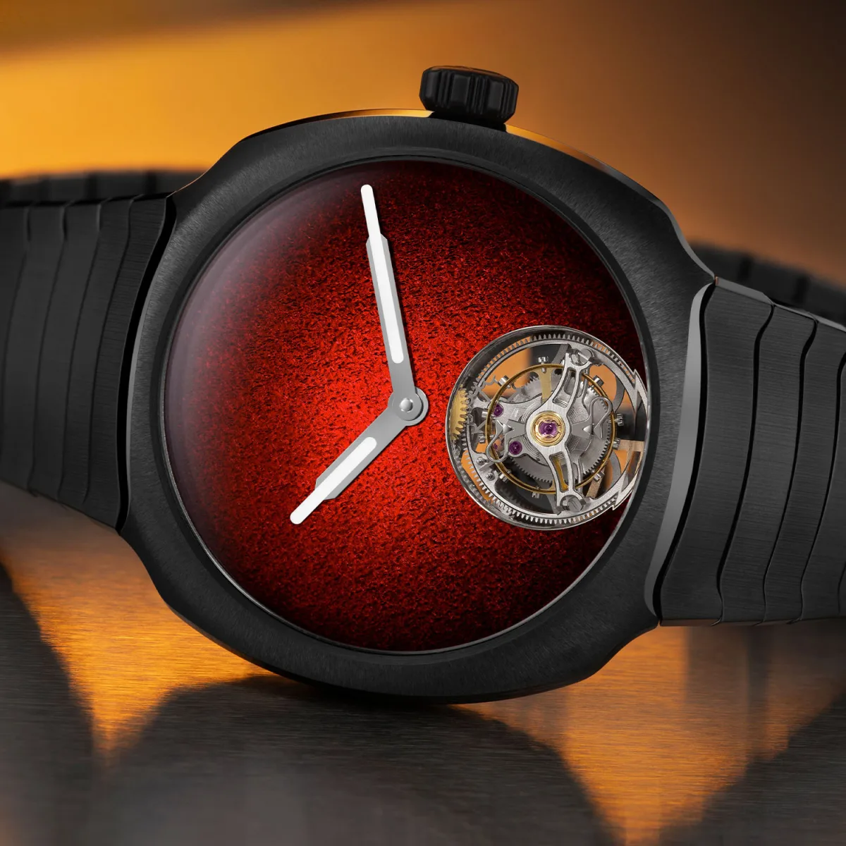 H. Moser & Cie. Streamliner Tourbillon Concept Ceramic watch