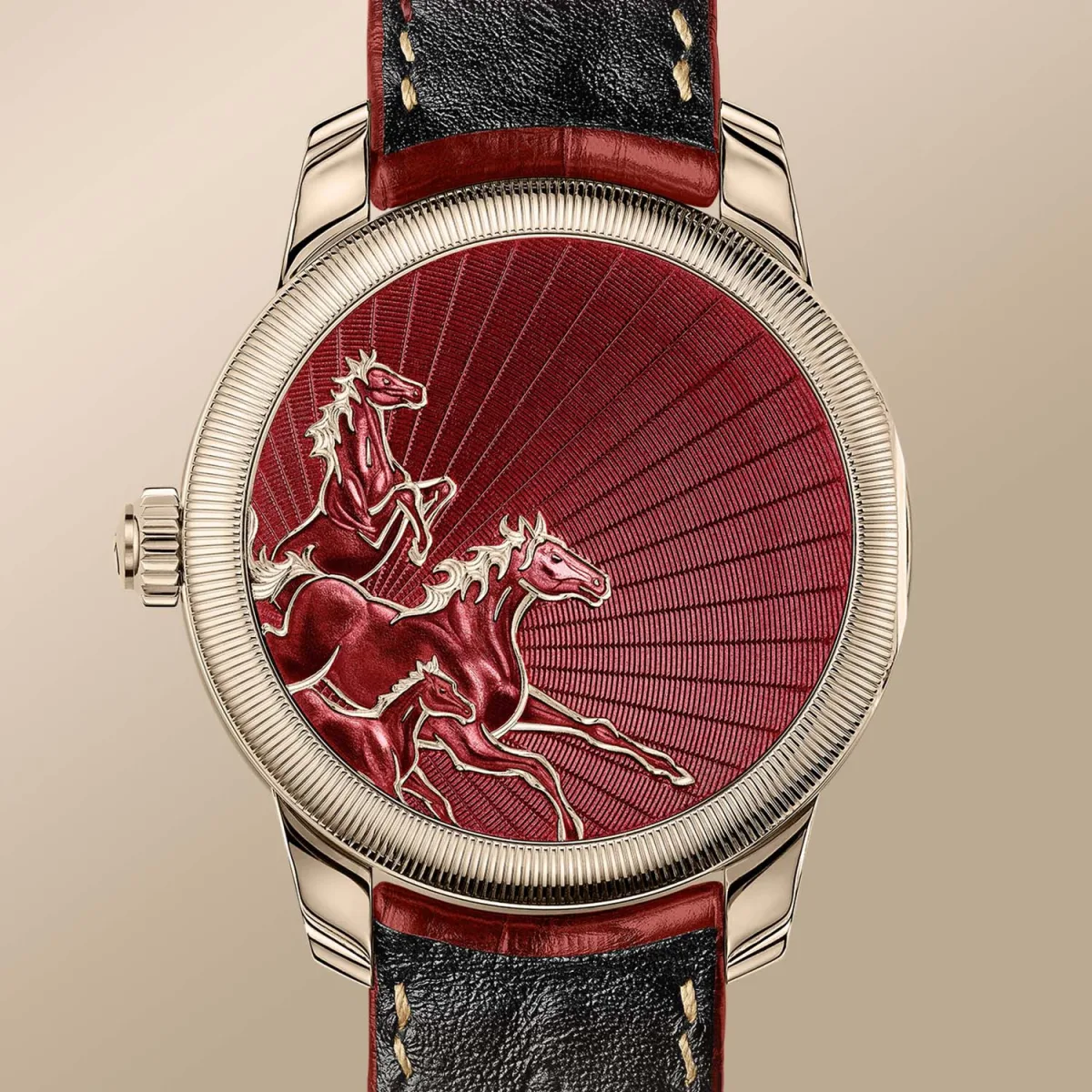 Side view of Girard-Perregaux La Esmeralda Tourbillon