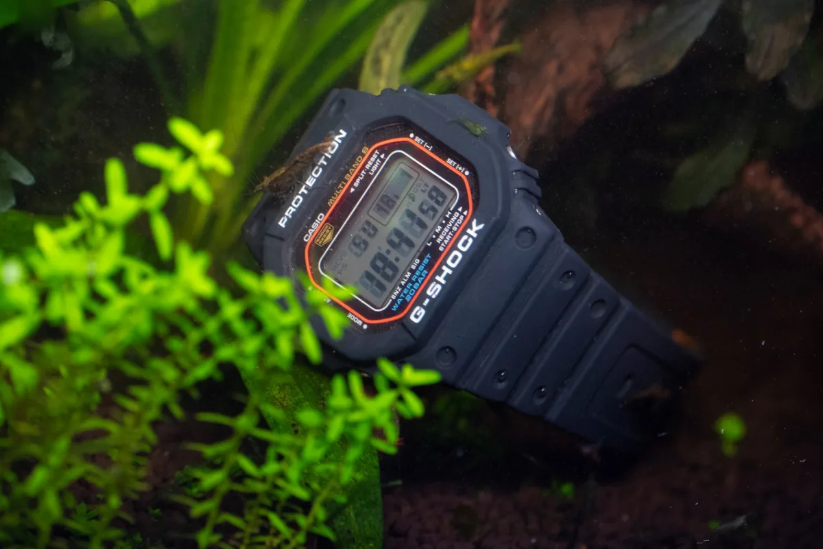 Casio G-Shock watch in outdoor setting