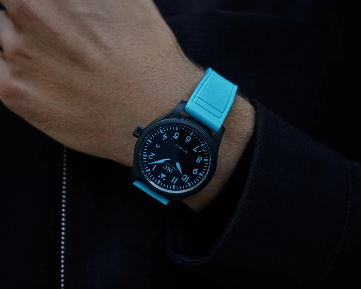 IWC Pilot's Watch Top Gun style features