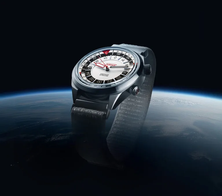 Raketa Baikonur watch with GMT function
