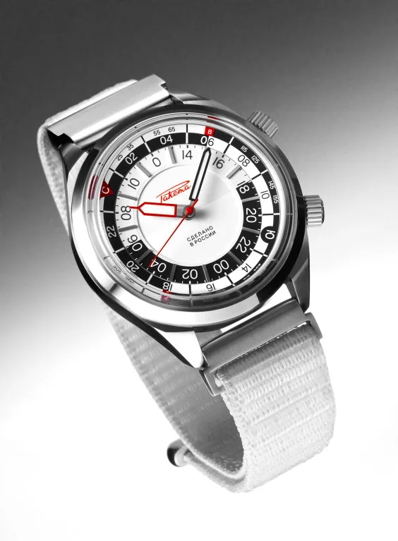 Raketa Baikonur watch on wrist