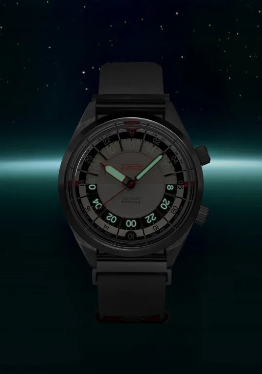 Raketa Baikonur watch 24-hour display