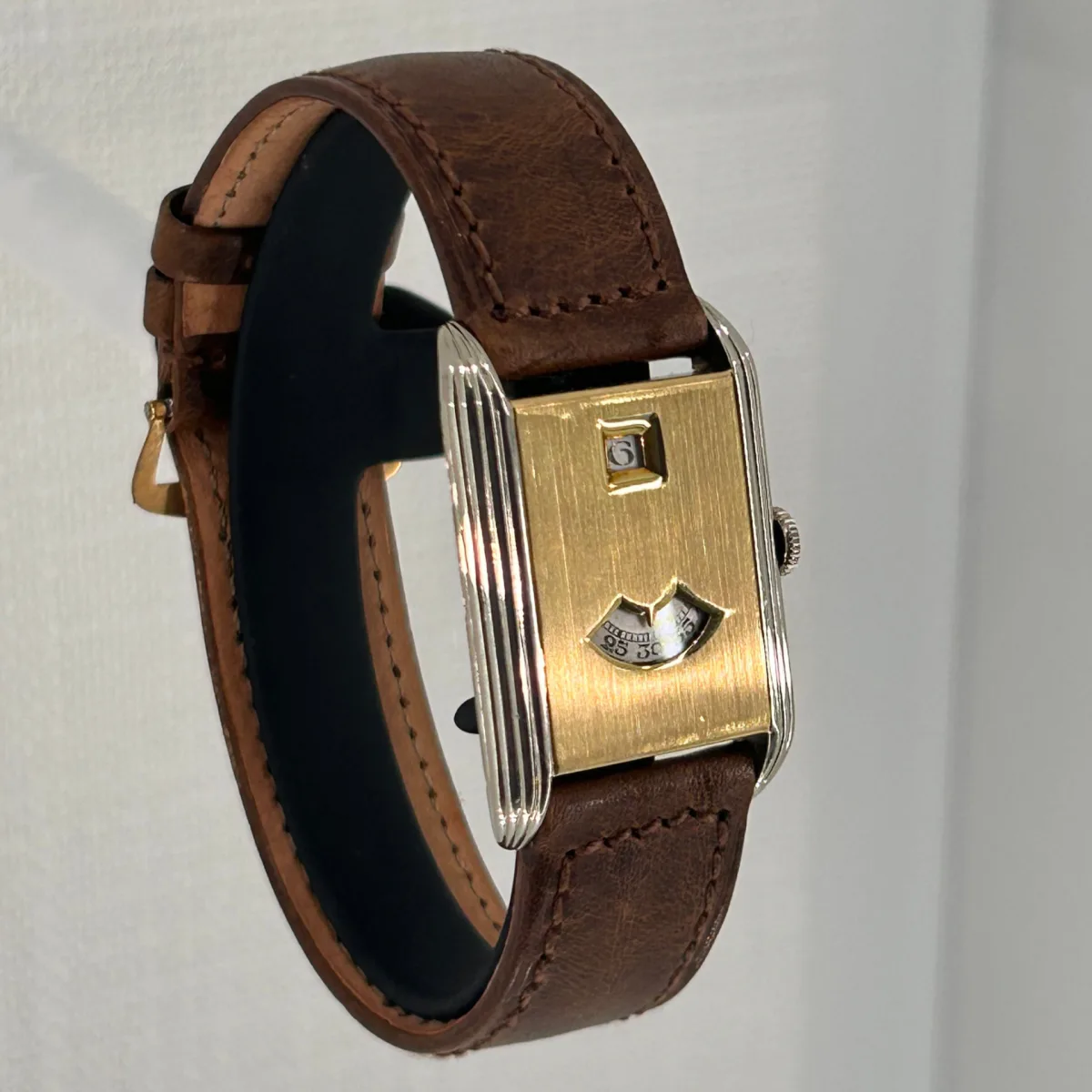 Vintage Audemars Piguet model with jumping hour