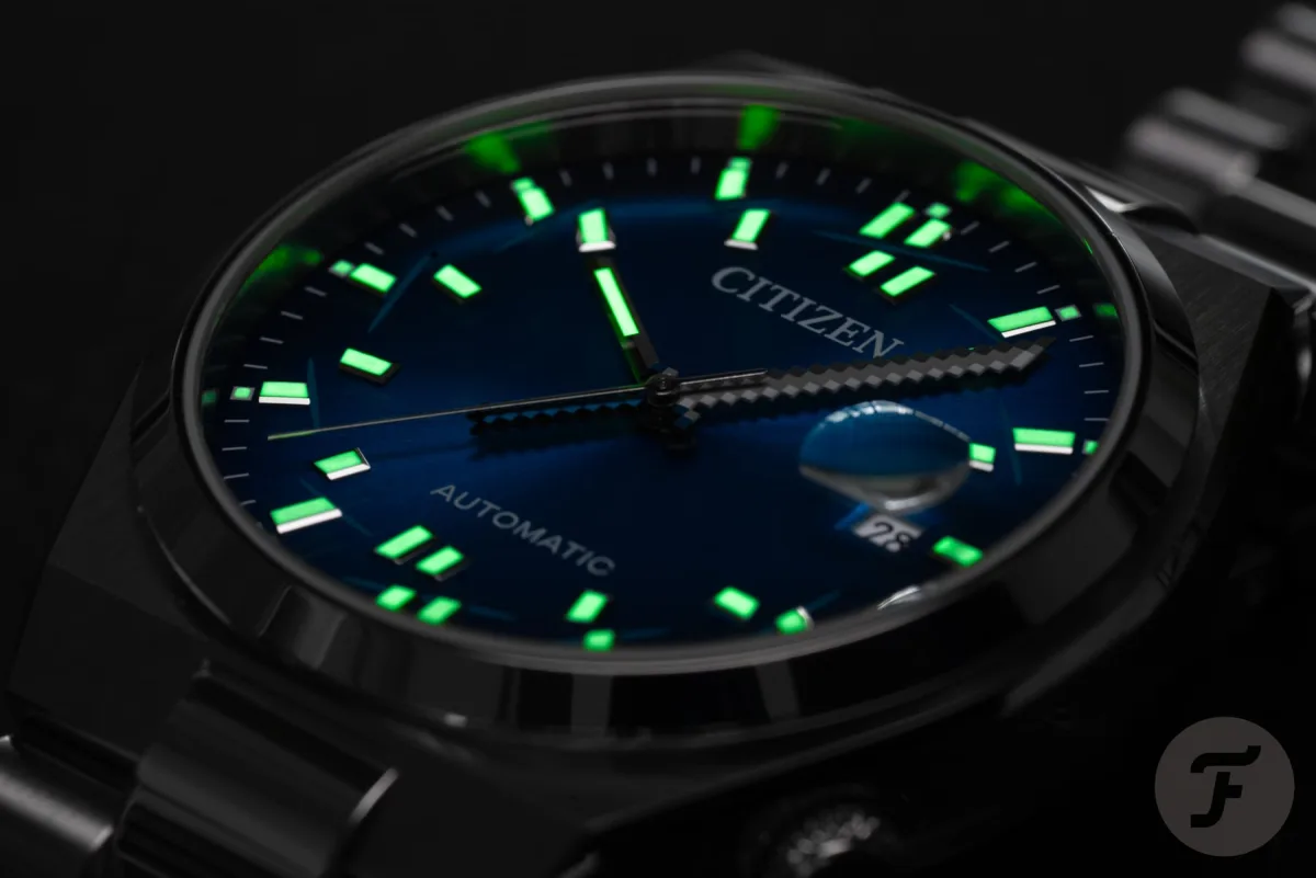 Limited edition marking of 3600 pieces on Citizen Tsuyosa