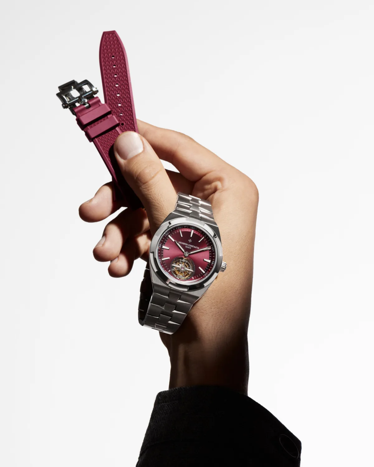 Vacheron Constantin Overseas Tourbillon watch close-up